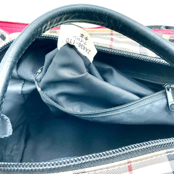 Burberry Nylon Nova Check Handbag #1079 - Picture 5 of 6